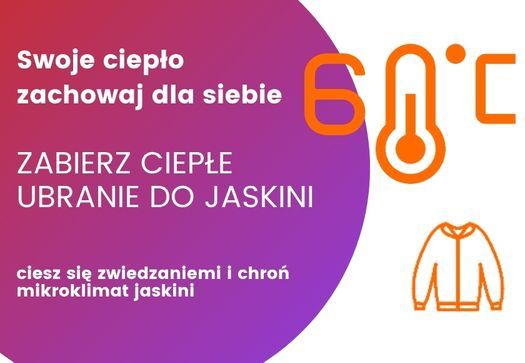 Ciepłe ubranie do jaskini